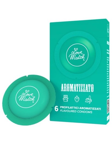 Love Match - Profilattici Aromatizzati - 6pz 